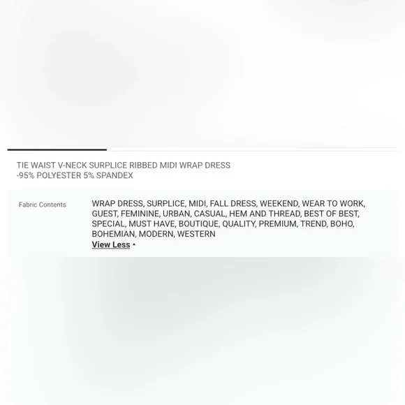 Hem & Thread Terracotta Long Sleeve Dress - Picture 4 of 4